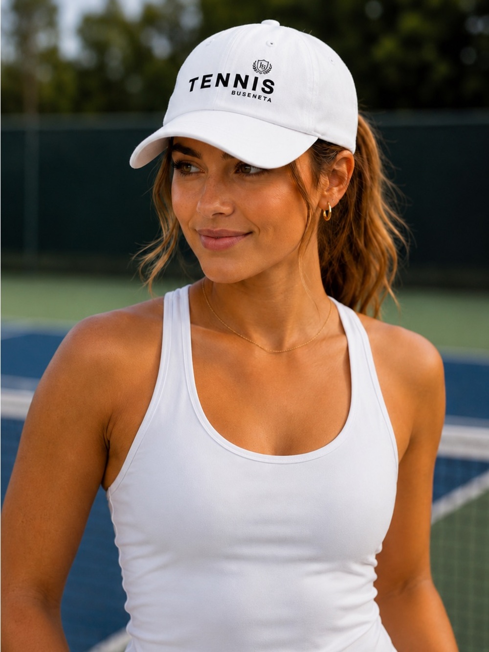 BUSENETA Signature Crest Tennis Hat